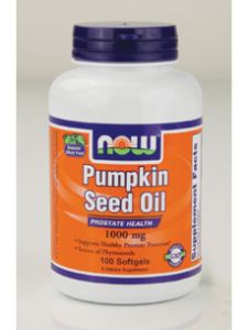 Now Foods, PUMPKIN SEED OIL 1000 MG 100 SOFTGELS