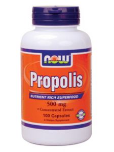 Now Foods, PROPOLIS 500 MG 100 CAPS