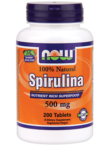 Now Foods, SPIRULINA 500 MG 200 TABS