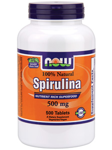 Now Foods, SPIRULINA 500 MG 500 TABS 