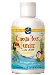 Nordic Naturals, OMEGA BOOST JR.- PARADISE PUNCH 6OZ