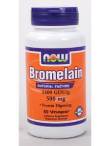 Now Foods, BROMELAIN 2400 GDU/G 500 MG 60 VCAPS 