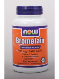 Now Foods, BROMELAIN 2400 GDU/G 500 MG 120 VCAPS