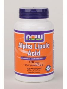 Now Foods, ALPHA LIPOIC ACID 100 MG 120 VCAPS