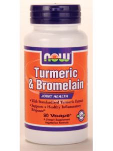 Now Foods, TURMERIC & BROMELAIN 90 VCAPS