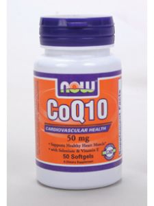 Now Foods, COQ10 50 MG 50 SOFTGELS 