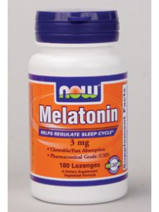 Now Foods, MELATONIN 3 MG 180 LOZ