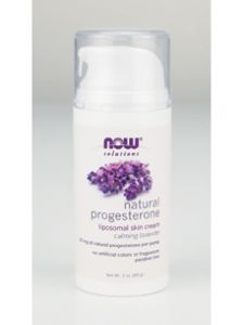 Now Foods, NATURAL PROGESTERONE CREAM LAVENDER 3 OZ