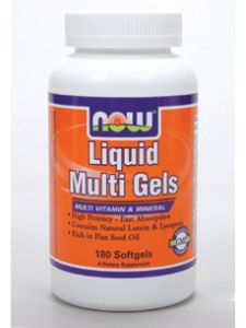 Now Foods, LIQUID MULTI GELS180 SOFTGELS