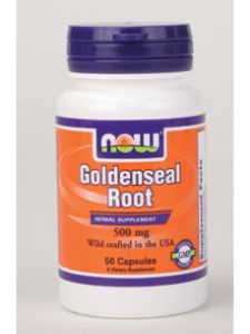 Now Foods, GOLDENSEAL ROOT 500 MG 50 CAPS