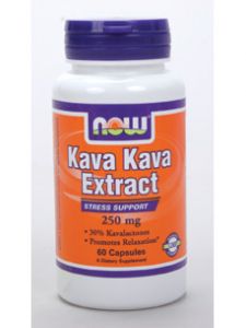 Now Foods, KAVA KAVA EXTRACT 250 MG 60 CAPS