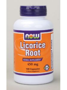 Now Foods, LICORICE ROOT 450 MG 100 CAPS