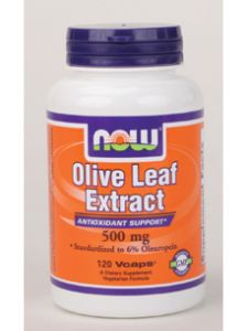 Now Foods, OLIVE LEAF EXTRACT 500 MG 120 VCAPS