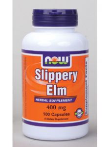 Now Foods, SLIPPERY ELM 400 MG 100 CAPS