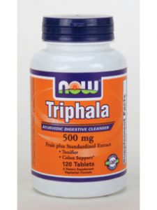 Now Foods, TRIPHALA 500 MG 120 TABS