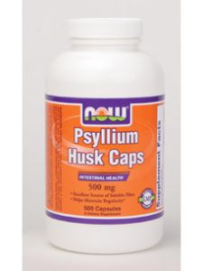 Now Foods, PSYLLIUM HUSK CAPS 500 MG 500 CAPS