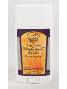 Now Foods, LONG-LASTING DEODORANT - LAVENDER 2.2 OZ