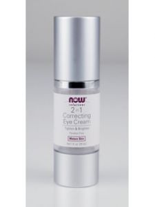 Now Foods, 2 IN 1 CORRECTING EYE CREAM 1 FL OZ