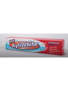 Now Foods, XYLIWHITE TOOTHPASTE CINNAFRESH 6.4 OZ