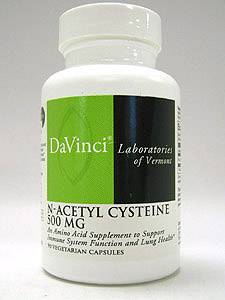 Davinci Labs, N-ACETYL CYSTEINE 500 MG 90 VCAPS