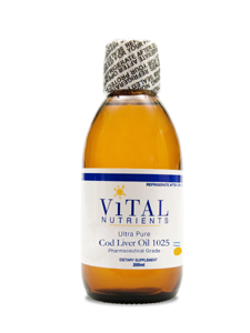 Vital Nutrients, ULTRA PURE COD LIVER OIL 1025 200 ML