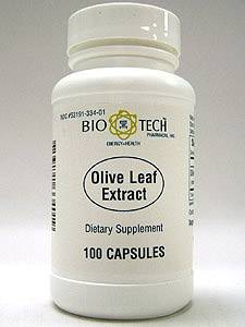 Bio-Tech, OLIVE LEAF EXTRACT 500 MG 100 CAPS