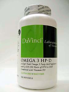 Davinci Labs, OMEGA 3 HP-D 120 GELS