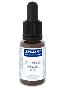 Pure Encapsulations  VITAMIN D3 LIQUID VEGAN .3 FL OZ