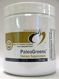 Designs for Health, PALEOGREENS™ MINT FLAVOR 270 GMS