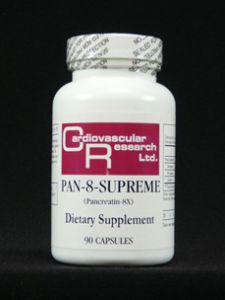 Ecological formula/Cardiovascular Research PAN-8-SUPREME (PANCREATIN-8X) 90 CAPS