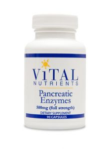 Vital Nutrients, PANCREATIC ENZYMES 500 MG 90 CAPS