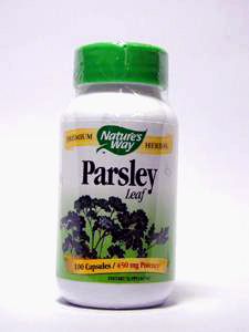 Nature's Way, PARSLEY LEAF 450 MG 100 CAPS