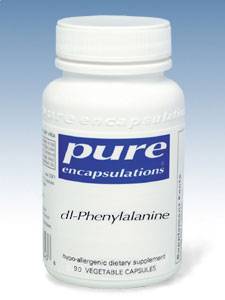 Pure Encapsulations, DL-PHENYLALANINE 500 MG 90 VCAPS