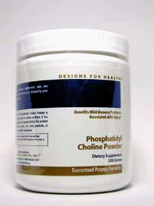 Designs for Health, PHOSPHATIDYL CHOLINE POWDER 300 GMS