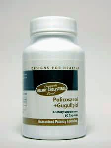 Designs for Health, POLICOSANOL + GUGULIPID 60 VCAPS