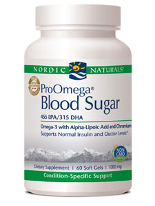 Nordic Naturals, PROOMEGA® BLOOD SUGAR 1000 MG 60 GELS