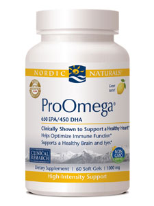 Nordic Naturals, PROOMEGA 1000 MG LEMON 60 SOFTGELS