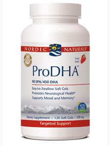 Nordic Naturals, PRODHA STRAWBERRY 500 MG 120 GELS