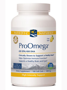 Nordic Naturals, PROOMEGA® LEMON 1000 MG 180 GELS