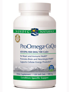 Nordic Naturals, PRO OMEGA COQ10 120 GELS