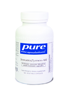 Pure Encapsulations, SERRATIOZYMES-AR 180 VCAPS