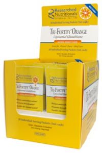 Researched Nutritional Tri-Fortify™ Orange 20 Pack Liposomal Glutathione