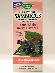 Nature's Way, SAMBUCUS FOR KIDS BERRY FLAVORED 4 OZ