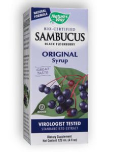 Nature's Way, SAMBUCUS ORIGINAL SYRUP 4 OZ 