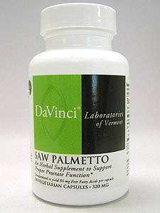 Davinci Labs, SAW PALMETTO 320 MG 90 CAPS