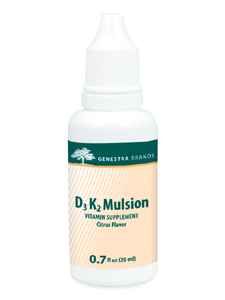 Genestra, D3 K2 MULSION CITRUS 0.7 OZ