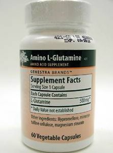 Genestra, AMINO L-GLUTAMINE 500 MG 60 VCAPS