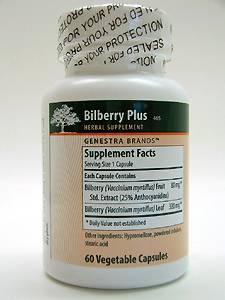 Genestra, BILBERRY PLUS 60 VCAPS