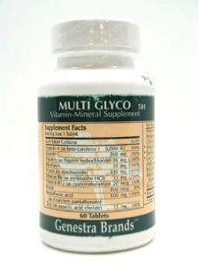 Genestra, MULTI GLYCO 60 TABS