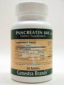 Genestra, PANCREATIN 840 60 TABS